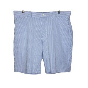Polo Golf Ralph Lauren 36 Blue / White Striped Men's‎ Lightweight Shorts